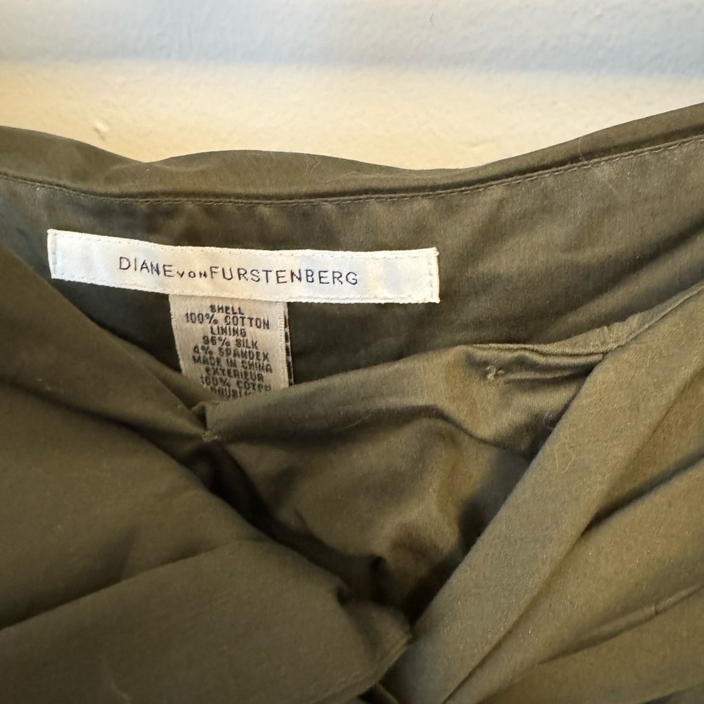 Diane von Furstenberg vintage mini strapless dress